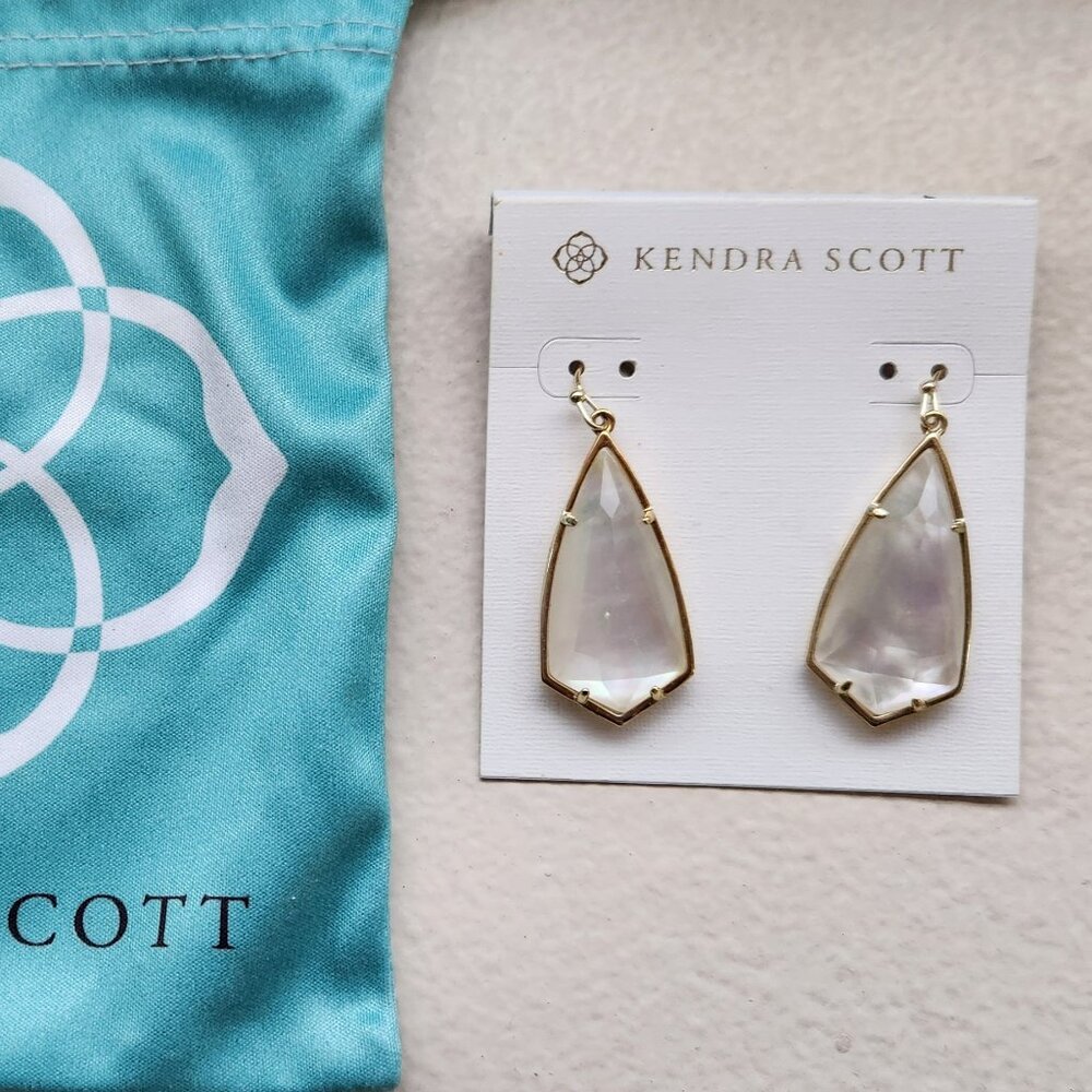 Kendra Scott Mother of Pearl Drop Earrings